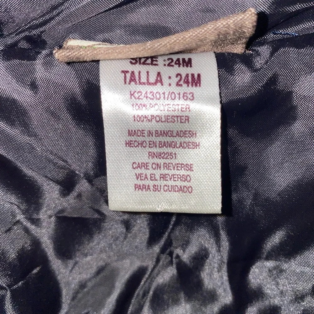 Boyz Wear by Nanette Boys Brown Puffer Vest Jacket With Zipper Size 24m - Picture 5 of 6